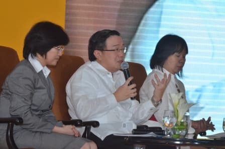 Panelists speaking at an AVID Thought Leadership Forum
